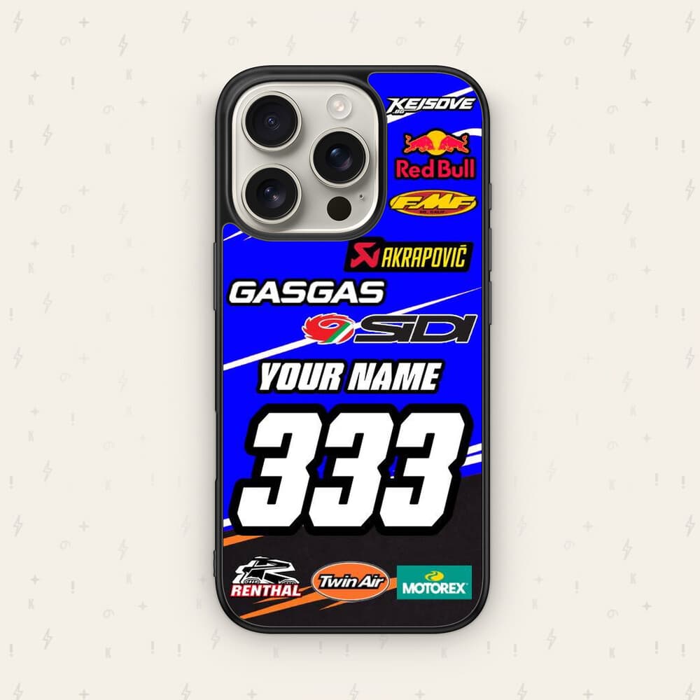 Персонализиран GASGAS калъф № 58 — мото дизайн за персонализиран кейс
