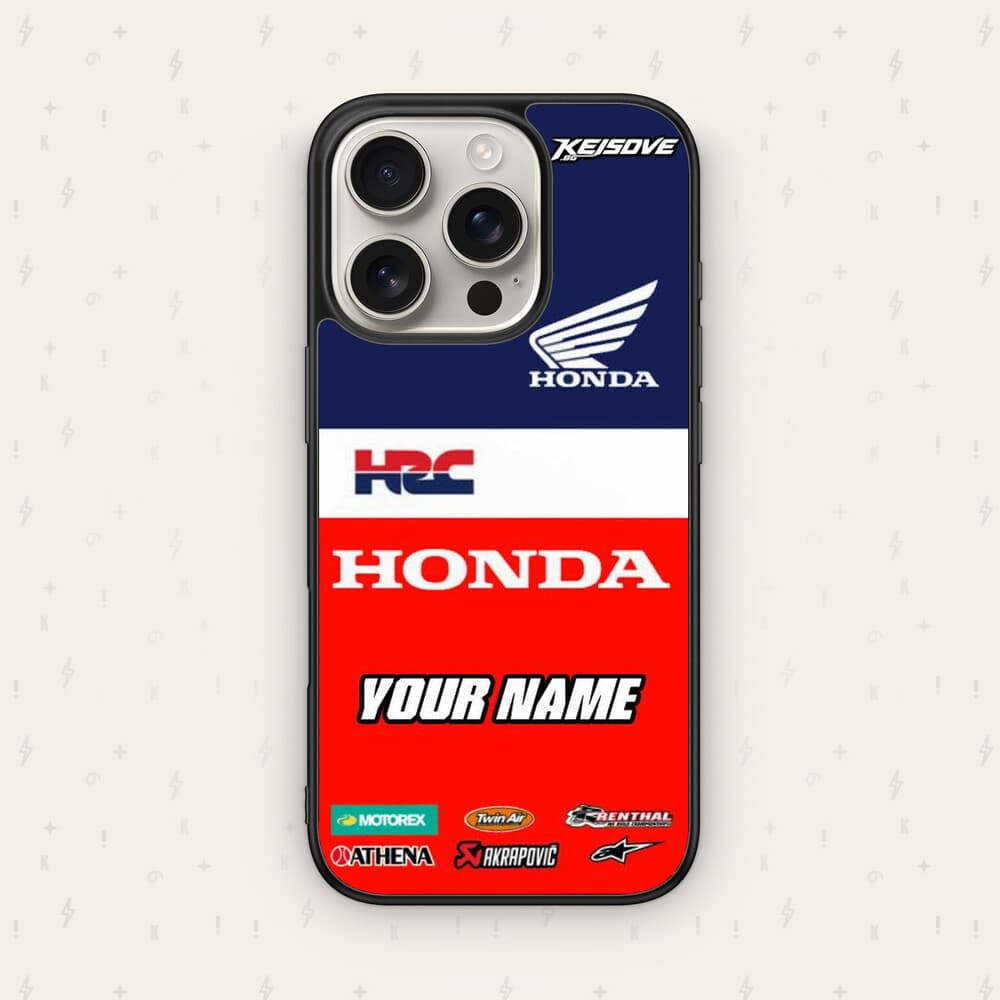 Персонализиран HONDA калъф № 05 — мото дизайн за кейс