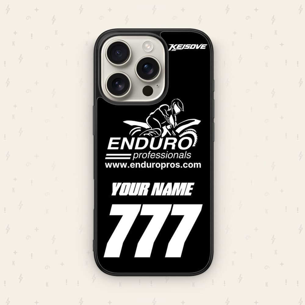 Персонализиран ENDUROPROS калъф — мото дизайн за кейс